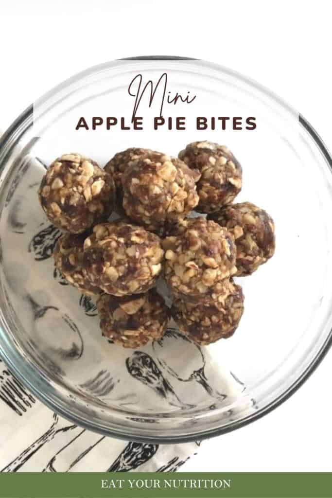 Mini apple pie bites