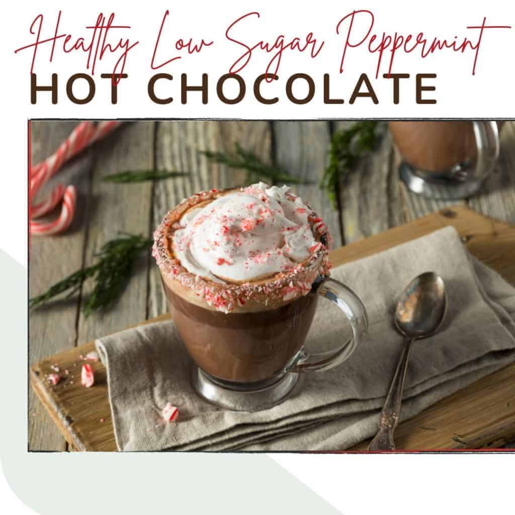 Healthy raw cacao low sugar hot chocolate recipe.