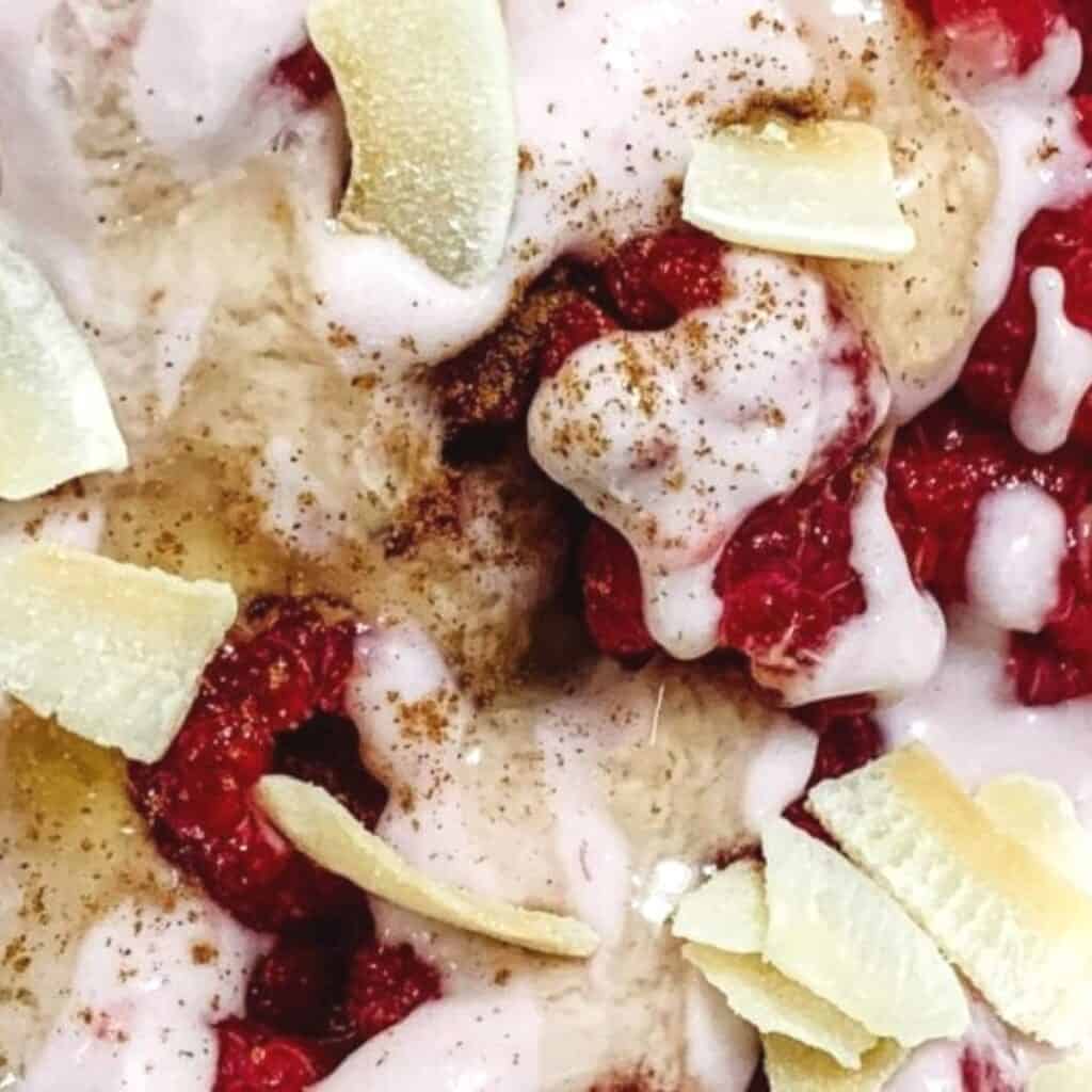 How to Make an Easy Raspberries and Coconut Cream Recipe
